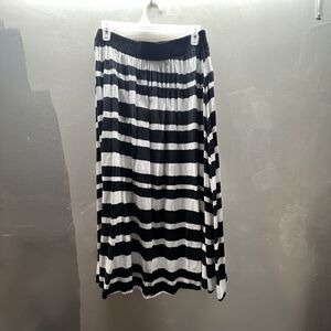 Ava & Viv Mini Skirt Womens Plus Size X STRIPED Pleated MIDI ELASTIC WAIST